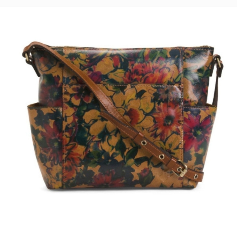 Patricia Nash Aveley Summer Drawing Crossbody Gem